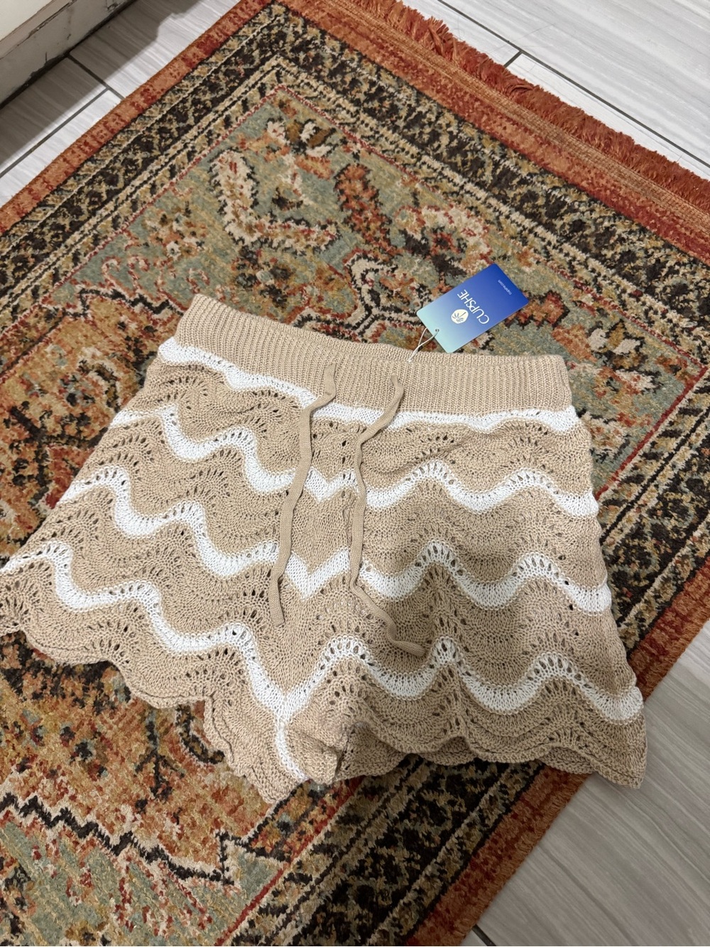 Cupshe NEW crochet shorts